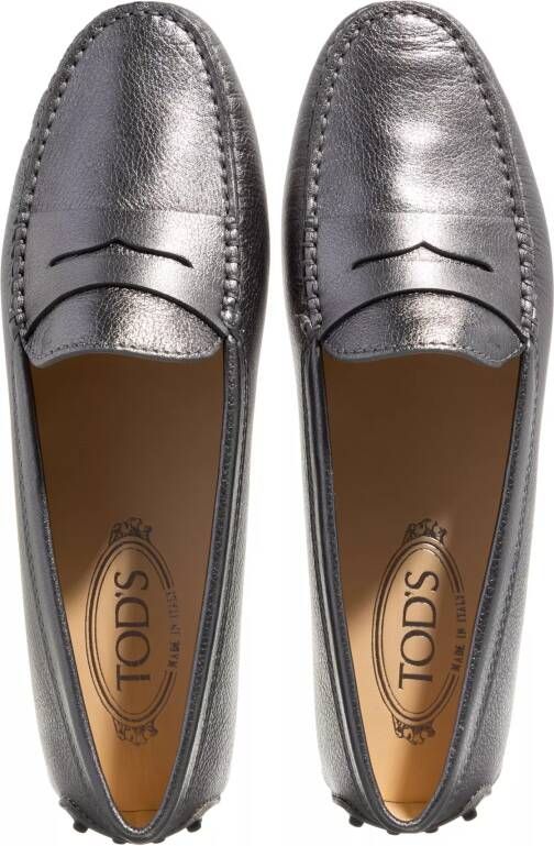 TOD'S Loafers & ballerina schoenen Gommini Moccassino in zilver