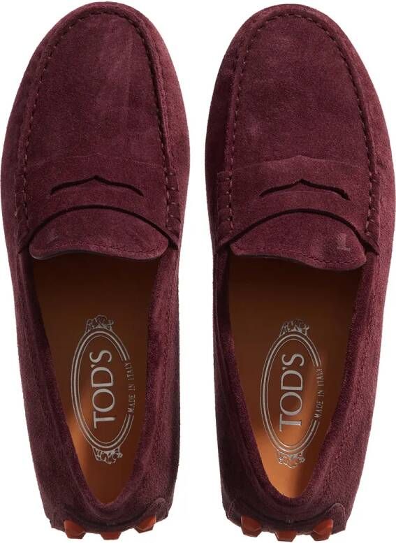 TOD'S Loafers & ballerina schoenen Gommino Macro 52K Mocassino in rood