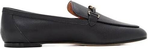 TOD'S Loafers Flat Leather Loafers in zwart