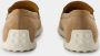 TOD'S Suède Mocassin met Metalen Inzetstuk Beige Dames - Thumbnail 10