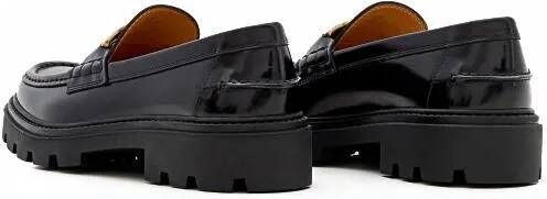 TOD'S Patent Leather Loafers in zwart