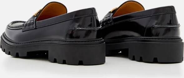 TOD'S Patent Leather Loafers in zwart