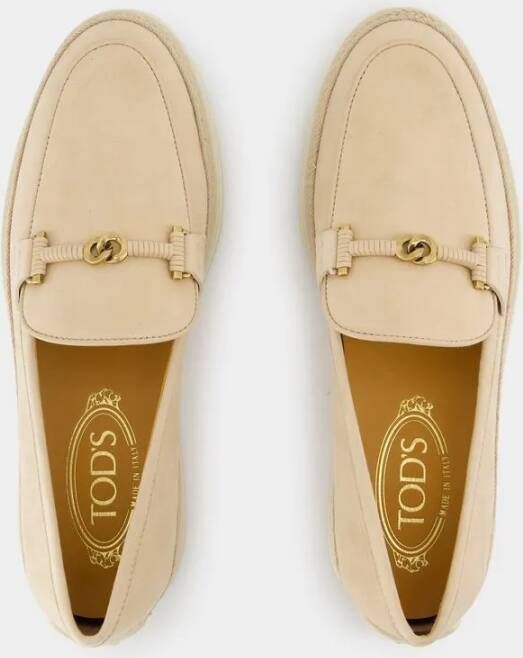 TOD'S Rafia Loafer Raffia Beige in beige