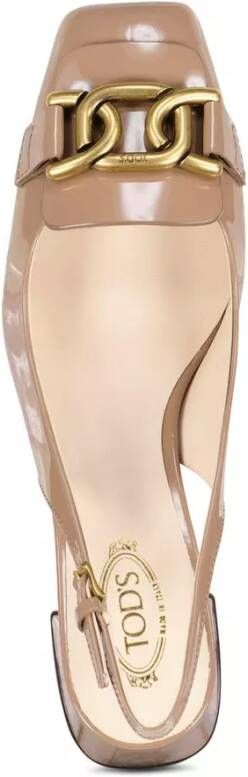 TOD'S Lage-top sneaker Sling-Back Pumps in beige