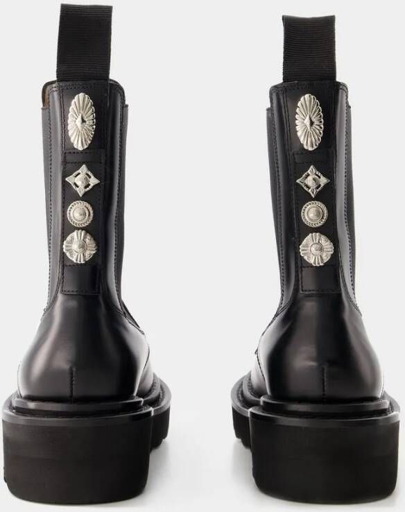 Toga Pulla Boots & laarzen Boots Leather Black in zwart