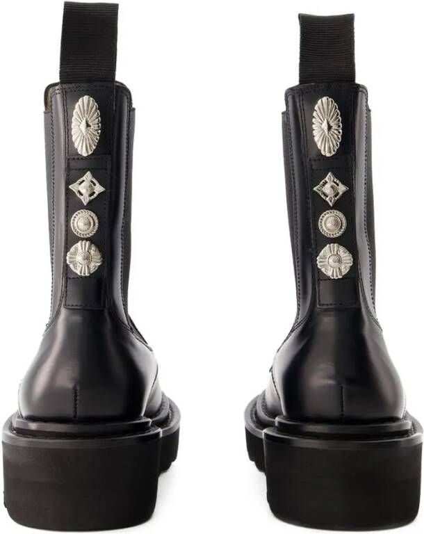 Toga Pulla Boots & laarzen Boots Leather Black in zwart