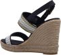 Tommy Hilfiger Blauwe Sandalen Golden Webbing - Thumbnail 10