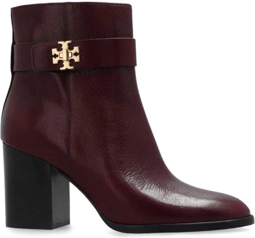 TORY BURCH Boots Burgundy 90Mm Ankle Boots in rood