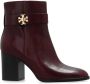 TORY BURCH Boots Burgundy 90Mm Ankle Boots in rood - Thumbnail 8