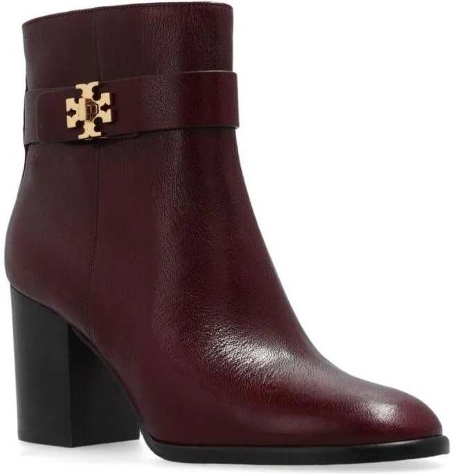 TORY BURCH Boots Burgundy 90Mm Ankle Boots in rood