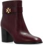 TORY BURCH Boots Burgundy 90Mm Ankle Boots in rood - Thumbnail 9