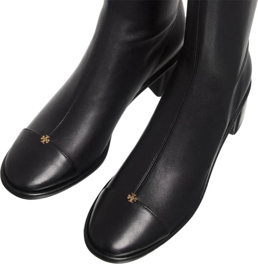 TORY BURCH Boots & laarzen Cap-Toe Knee High Boot 55Mm in zwart