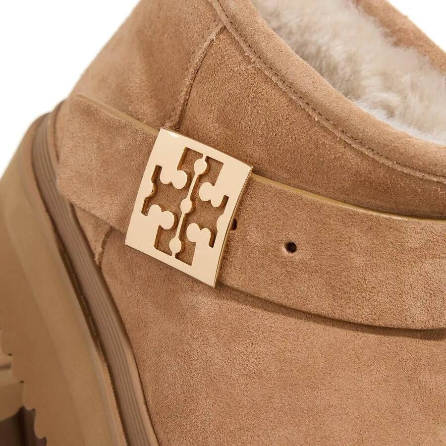 TORY BURCH Boots & laarzen Mellow Shearling Platform Boot in bruin