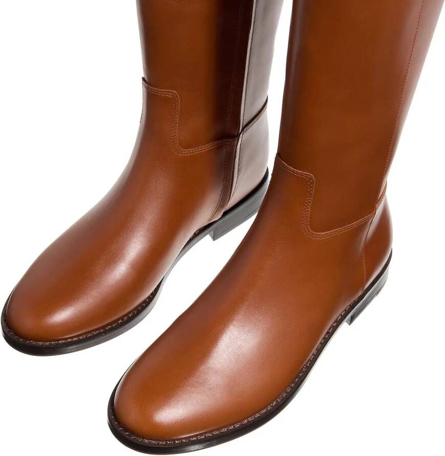 TORY BURCH Boots & laarzen T Lock Riding Boot in cognac