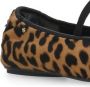 TORY BURCH Brown Leather "Runway" Ballerinas in bruin - Thumbnail 4