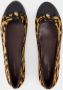 TORY BURCH Leren Cap Toe Ballerina's Bedrukt Multicolor Dames - Thumbnail 6