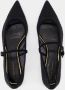 TORY BURCH Loafers Double T Buckle Mary Jane Ballerinas Synthetic in zwart - Thumbnail 8