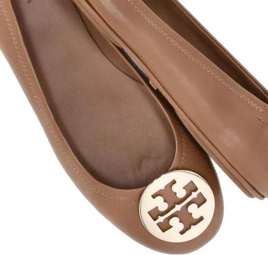 TORY BURCH Loafers & ballerina schoenen Minnie Ballerina Shoes in bruin