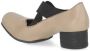 Uma Wang Loafers Leather Heeled Ballet Shoes in beige - Thumbnail 2