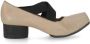 Uma Wang Loafers Leather Heeled Ballet Shoes in beige - Thumbnail 4