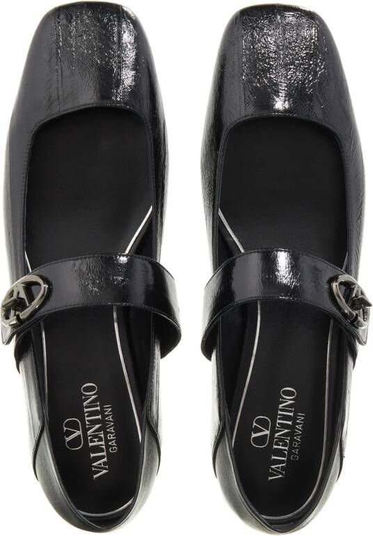 Valentino Garavani Loafers & ballerina schoenen Ballerina Vlogo in zwart