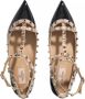 Valentino Garavani Loafers & ballerina schoenen Rockstud Ballerina in zwart - Thumbnail 3