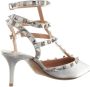 Valentino Garavani Pumps & high heels Ankle Strap Rockstud in zilver - Thumbnail 2