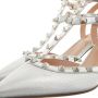 Valentino Garavani Pumps & high heels Ankle Strap Rockstud in zilver - Thumbnail 3