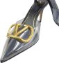 Valentino Garavani Pumps & high heels Decollet� Trasparente con Logo Dorato in zwart - Thumbnail 2