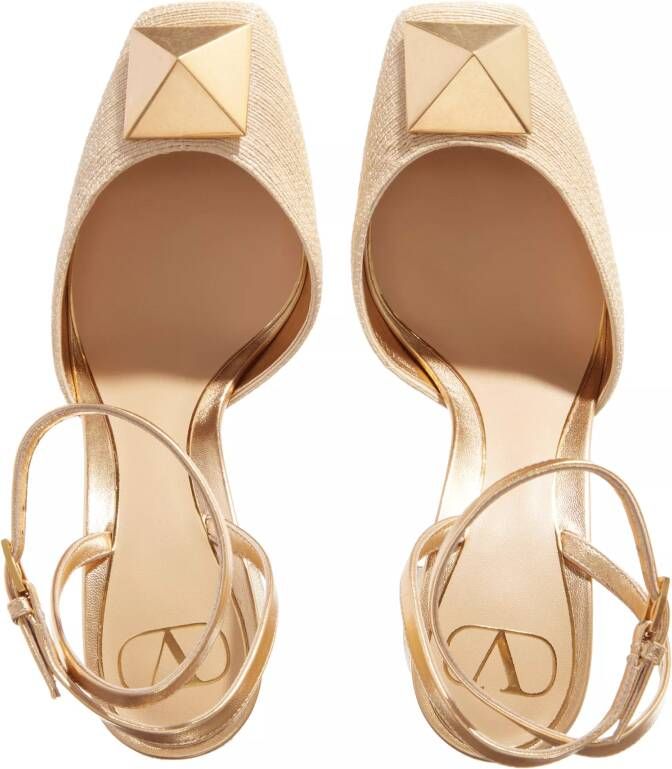 Valentino Garavani Pumps & high heels One Stud Woven Sling Back Pumps in beige