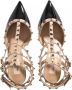 Valentino Garavani Pumps & high heels Rockstud Ankle Strap T.65 in beige - Thumbnail 8