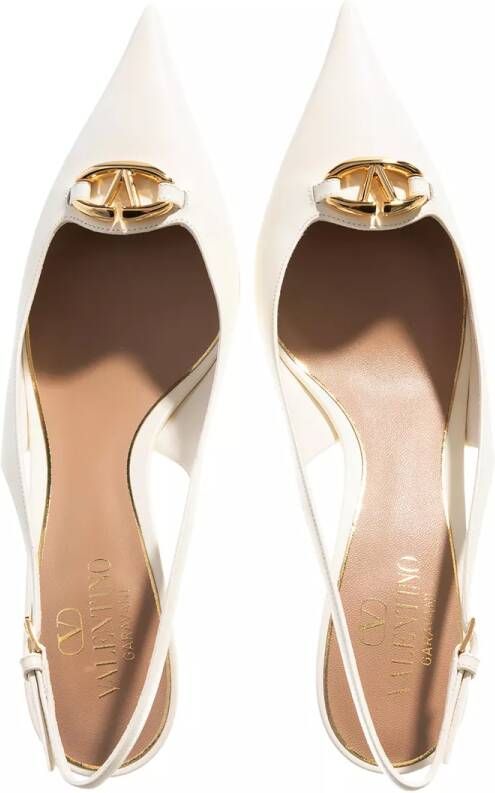 Valentino Garavani Pumps & high heels Sling Back VLogo Moon in crème