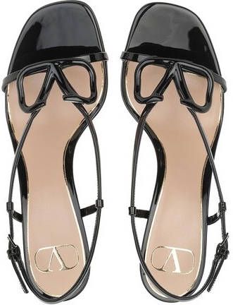 Valentino Garavani Pumps & high heels V Logo Slingback Pumps in zwart