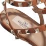 Valentino Garavani Sandalen Rockstud Sandal in cognac - Thumbnail 3