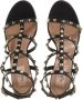 Valentino Garavani Studded Leren Sandalen met Dikke Hak Black Dames - Thumbnail 6