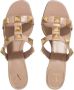 Valentino Garavani Sandalen Roman Stud Sandals in beige - Thumbnail 3