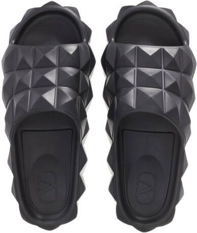 Valentino Garavani Sandalen Roman Stud Turtle Slides in zwart