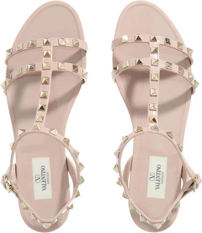 Valentino Garavani Sandalen Sandal Summer Rockstud in poeder roze