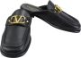 Valentino Garavani Sandalen Sandalo V logo nero in zwart - Thumbnail 3