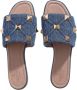 Valentino Garavani Sandalen Slide in blauw - Thumbnail 2