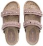 Valentino Garavani Sandalen Slides in poeder roze - Thumbnail 2