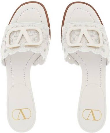 Valentino Garavani Sandalen VLogo Signature Slingback Pumps in wit