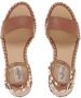 Valentino Garavani Sandalen Wedge Rockstud Sandals in bruin - Thumbnail 2