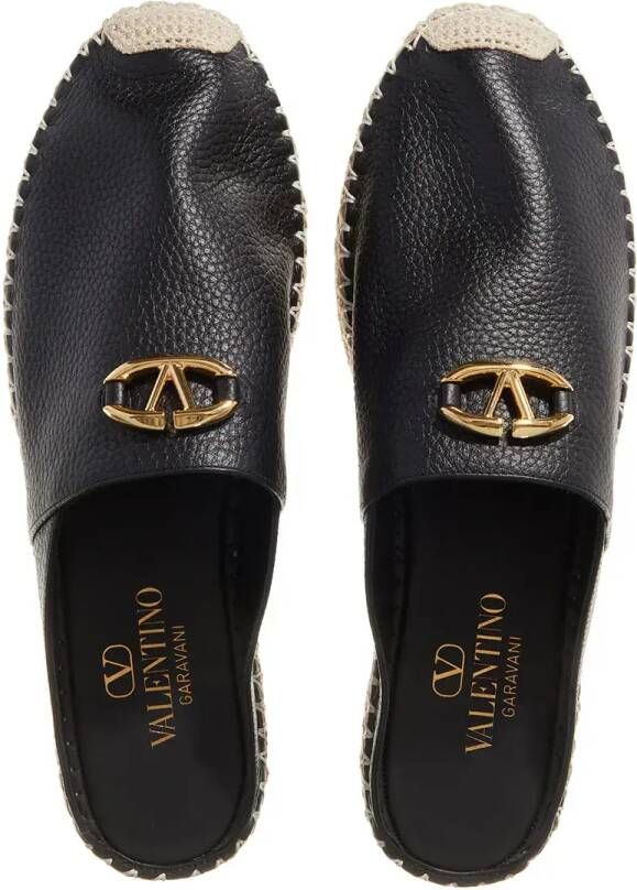 Valentino Garavani Slippers & Mules Mule Espadrillas VLogo Moon in zwart