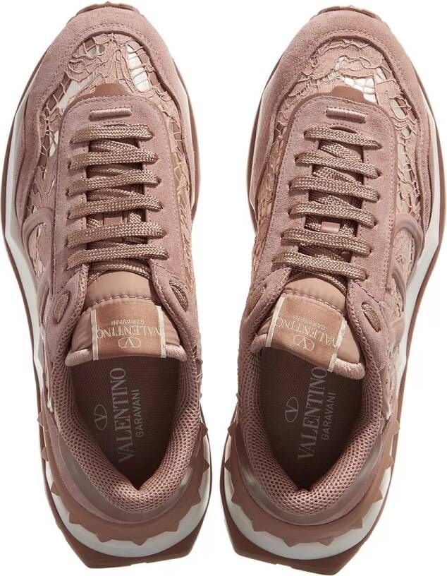 Valentino Garavani Sneakers Lacerunner Sneakers in poeder roze