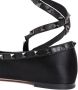 Valentino Loafers Black Satin Ballerina Flats in zwart - Thumbnail 4