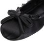 Valentino Loafers & ballerina schoenen Black Satin Ballerina Flats in zwart - Thumbnail 2