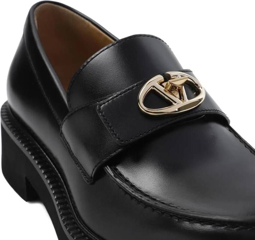 Valentino Loafers Vlogo Locker Laofers in zwart