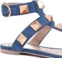 Valentino Sandalen Denim Cotton Sandals in beige - Thumbnail 2