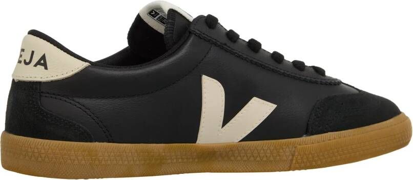 Veja Low-Top Sneakers Volley in zwart